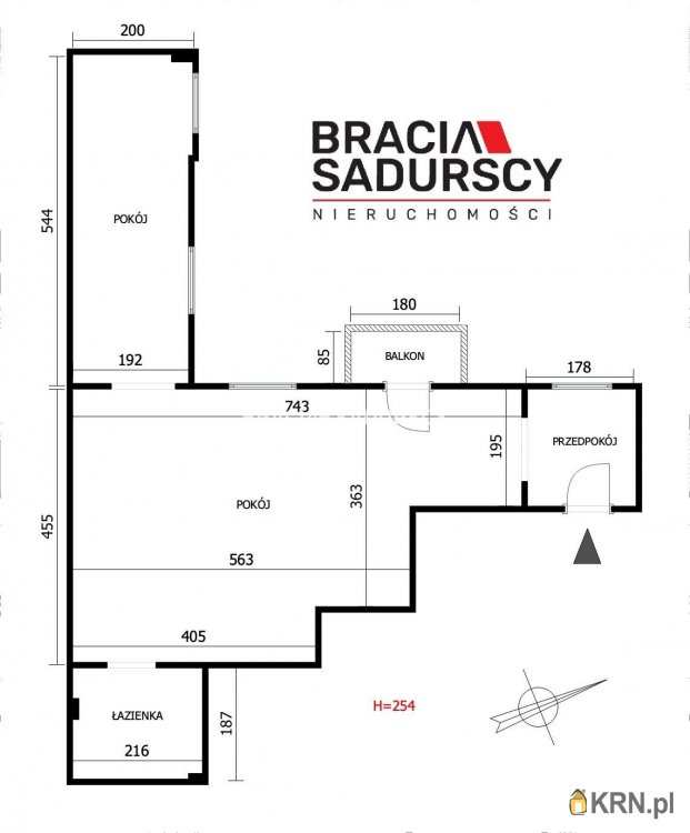 Kraków, Podgórze/Stare Podgórze, ul. Kalwaryjska, Mieszkanie  na sprzedaż, 2 pokojowe