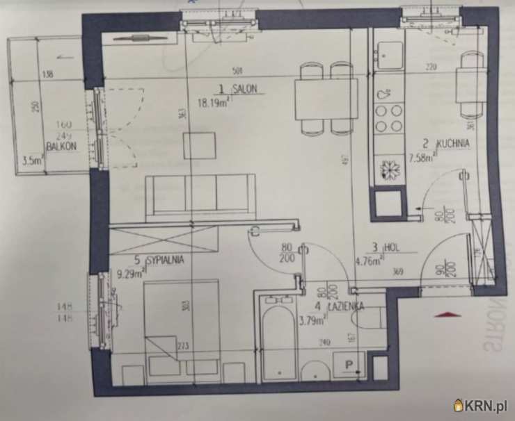 Ewa Szembek Biuro Nieruchomości, Mieszkanie  na sprzedaż, Kraków, Podgórze/Płaszów, ul. Myśliwska