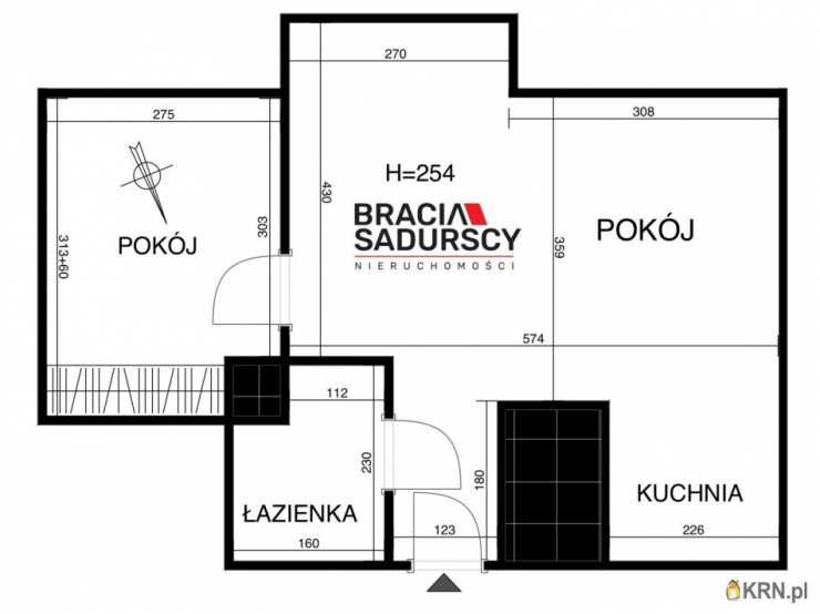 2 pokojowe, Mieszkanie  do wynajęcia, Kraków, Krowodrza, ul. J. Lea
