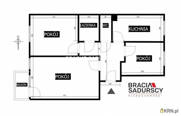 3 pokojowe, Mieszkanie  na sprzedaż, Kraków, Prądnik Biały, ul. Opolska