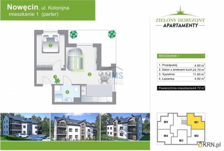 MJMS Nieruchomości, Mieszkanie  na sprzedaż, Łeba, ul. 