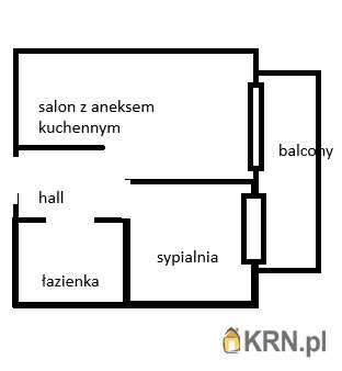 2 pokojowe, Mieszkanie  do wynajęcia, Wrocław, Krzyki/Ołtaszyn, ul. Orawska