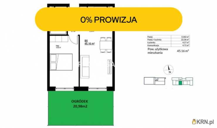 Mieszkanie  na sprzedaż, Kraków, Bieżanów-Prokocim, ul. , 2 pokojowe