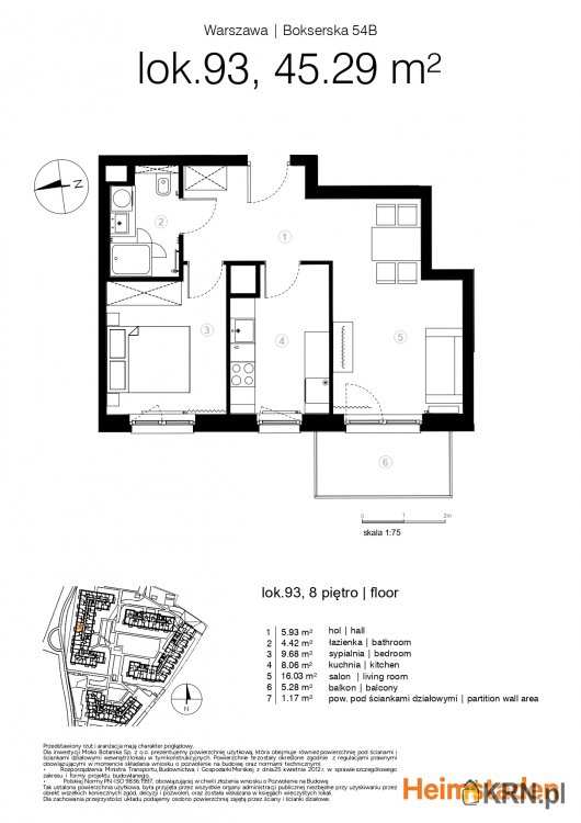 Mieszkanie  na sprzedaż, 2 pokojowe, Warszawa, ul. 