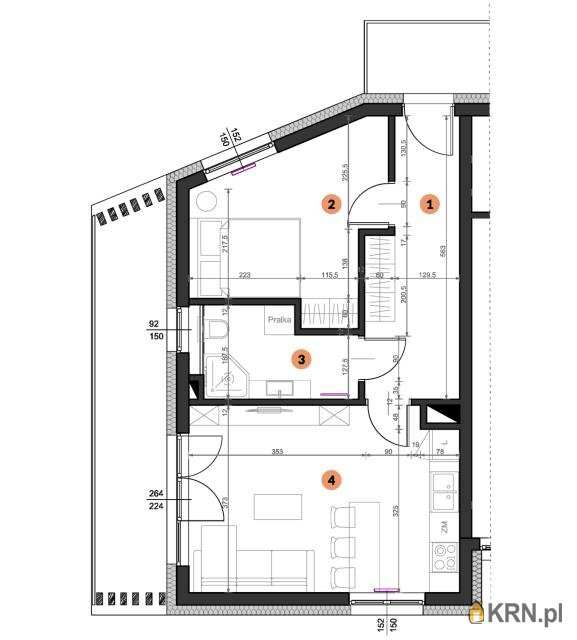 Mieszkanie  na sprzedaż, Wrocław, Krzyki, ul. , 2 pokojowe