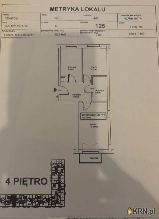 Kraków, ul. , Mieszkanie  na sprzedaż, 2 pokojowe