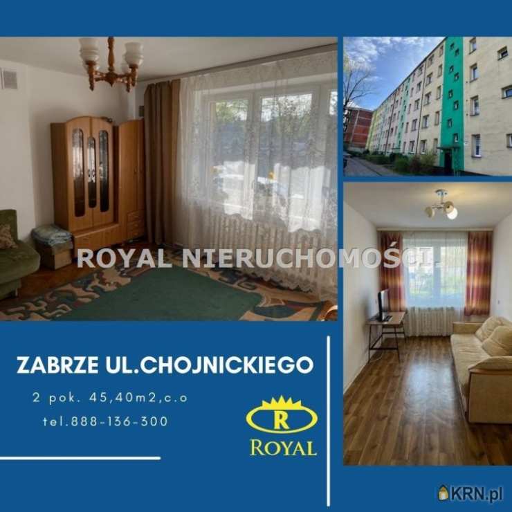 Mieszkanie  na sprzedaż, Zabrze, ul. J. Chojnickiego, 2 pokojowe