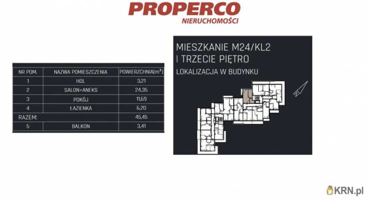 2 pokojowe, Mieszkanie  na sprzedaż, Jędrzejów, ul. 