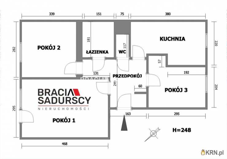 Mieszkanie  na sprzedaż, 3 pokojowe, Kraków, Prądnik Biały, ul. H. Pachońskiego