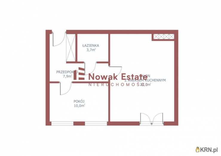 Kraków, Bieżanów-Prokocim/Złocień, ul. M. Domagały, 2 pokojowe, Mieszkanie  na sprzedaż