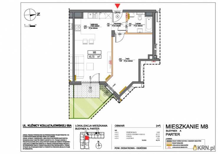 Mieszkanie  na sprzedaż, Kraków, Prądnik Biały, ul. Kuźnicy Kołłątajowskiej, 2 pokojowe