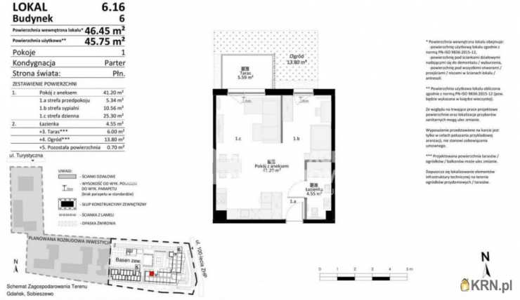 Mieszkanie  na sprzedaż, 1 pokojowe, Gdańsk, ul. 