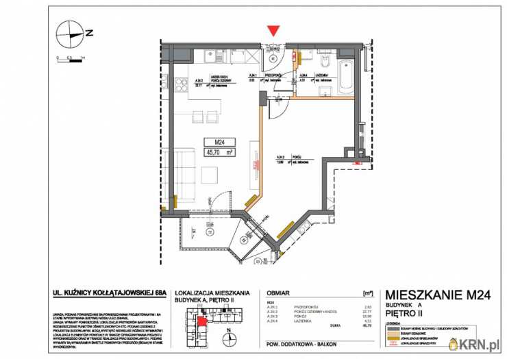 Mieszkanie  na sprzedaż, Kraków, Prądnik Biały, ul. Kuźnicy Kołłątajowskiej, 2 pokojowe