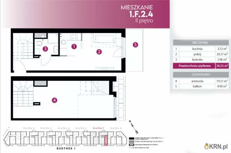 2 pokojowe, Mieszkanie  na sprzedaż, Wrocław, Fabryczna, ul. 