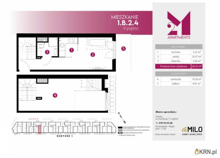 2 pokojowe, Wrocław, Fabryczna, ul. , Mieszkanie  na sprzedaż