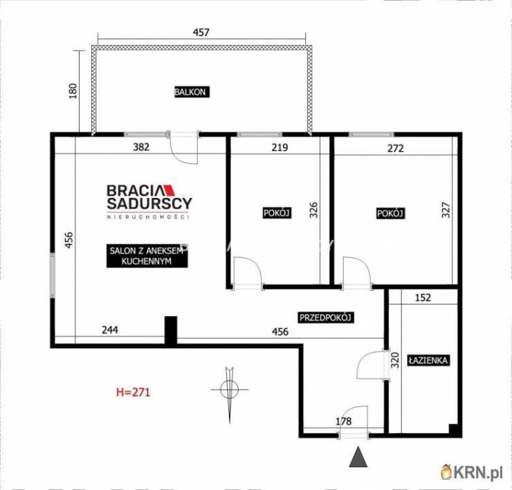 Zawada, ul. , Mieszkanie  na sprzedaż, 3 pokojowe
