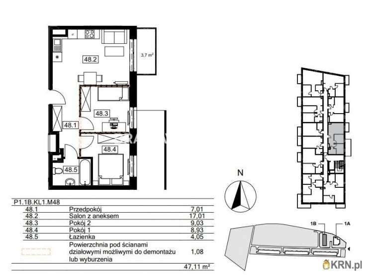 3 pokojowe, Kraków, Bieżanów-Prokocim/Złocień, ul. Agatowa, Mieszkanie  na sprzedaż