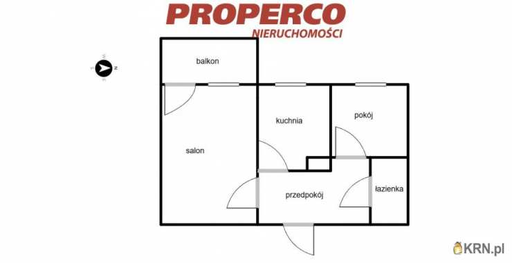 PROPERCO Sp. z o.o. Sp. k. , Mieszkanie  na sprzedaż, Kielce, Ślichowice, ul. M. Raciborskiego