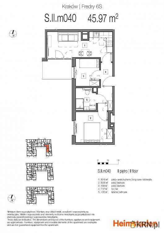 Mieszkanie  na sprzedaż, 3 pokojowe, Kraków, Łagiewniki/Borek Fałęcki, ul. A. Fredry