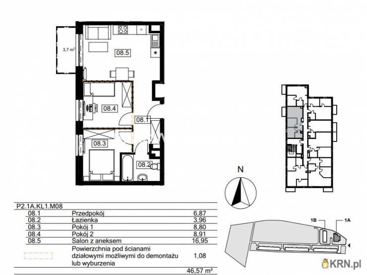 Kraków, Bieżanów-Prokocim/Złocień, ul. Agatowa, Mieszkanie  na sprzedaż, 3 pokojowe