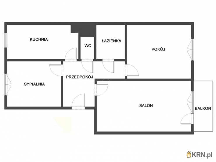 3 pokojowe, Mieszkanie  na sprzedaż, Gdynia, Obłuże, ul. Białowieska