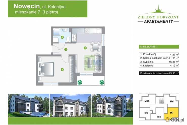 2 pokojowe, Mieszkanie  na sprzedaż, Łeba, ul. 