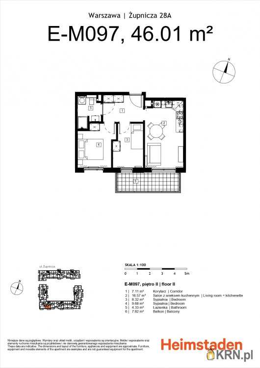 Mieszkanie  na sprzedaż, 3 pokojowe, Warszawa, ul. 