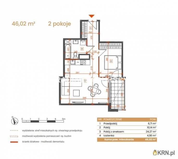 Katowice, ul. Ceglana, Mieszkanie  na sprzedaż, 2 pokojowe