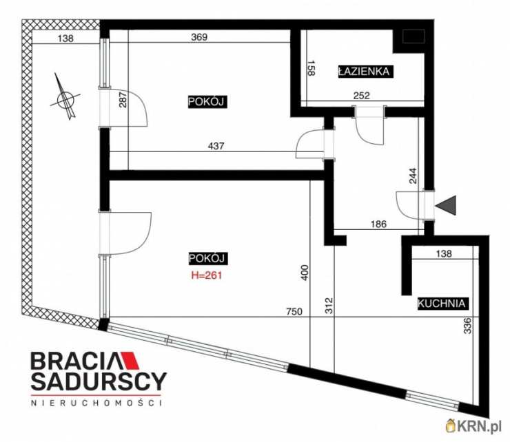 Kraków, Swoszowice/Kliny Borkowskie, ul. Borkowska, Mieszkanie  na sprzedaż, 2 pokojowe