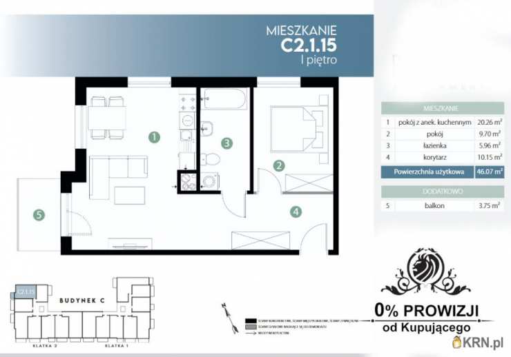 Mieszkanie  na sprzedaż, Wrocław, Fabryczna, ul. , 2 pokojowe