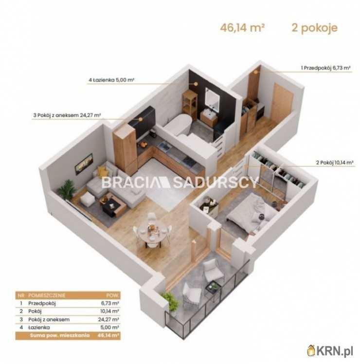 Mieszkanie  na sprzedaż, 2 pokojowe, Katowice, ul. Ceglana