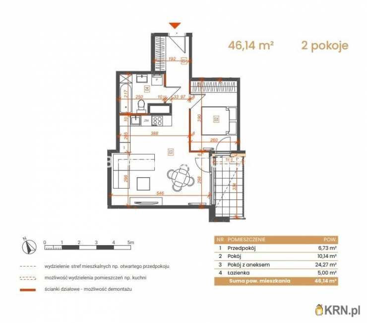 Katowice, ul. Ceglana, Mieszkanie  na sprzedaż, 2 pokojowe