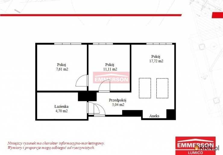 Emmerson Lumico Sp. z o. o., Mieszkanie  na sprzedaż, Kraków, Stare Miasto, ul. 