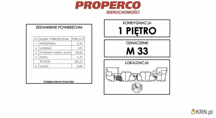 2 pokojowe, Mieszkanie  na sprzedaż, Kielce, Uroczysko, ul. Klonowa