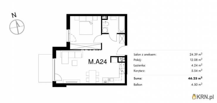 2 pokojowe, Kraków, Prądnik Biały, ul. Stelmachów, Mieszkanie  na sprzedaż