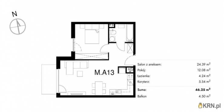 Kraków, Prądnik Biały, ul. Stelmachów, Mieszkanie  na sprzedaż, 2 pokojowe