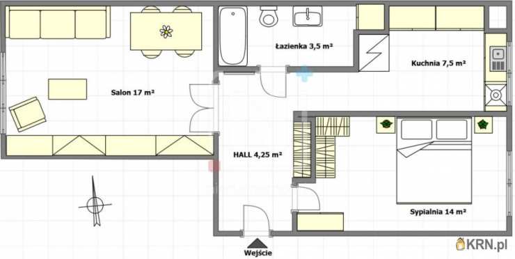 Nieruchomości Plus Piotr Kasprzak Paulina Pacelt Spółka Cywilna, Mieszkanie  na sprzedaż, Warszawa, Mokotów/Stary Mokotów, ul. Kwiatowa