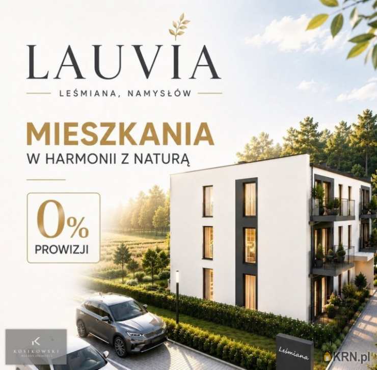 Mieszkanie  na sprzedaż, Namysłów, ul. B. Leśmiana, 2 pokojowe