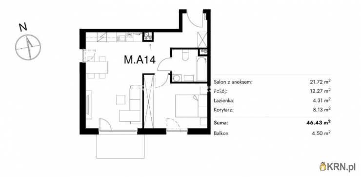Kraków, Prądnik Biały, ul. Stelmachów, Mieszkanie  na sprzedaż, 2 pokojowe