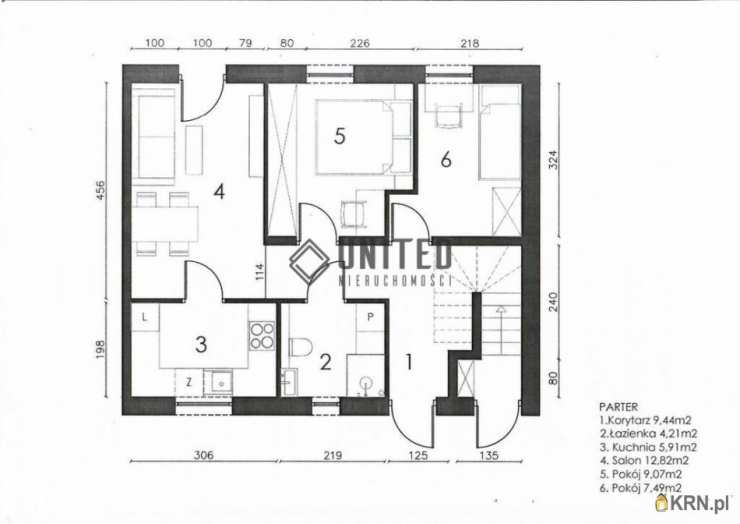 UNITED Nieruchomości, Mieszkanie  na sprzedaż, Miłoszyce, ul. 