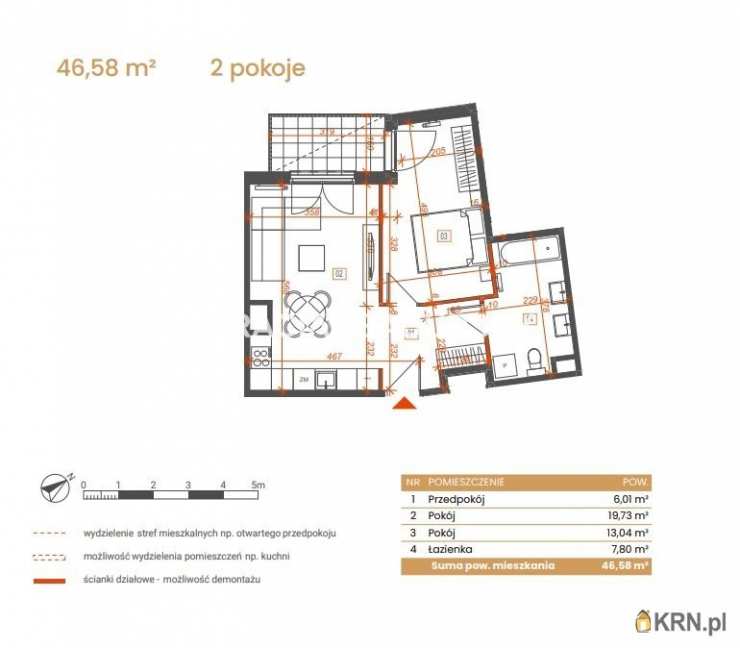 Katowice, ul. Ceglana, Mieszkanie  na sprzedaż, 2 pokojowe