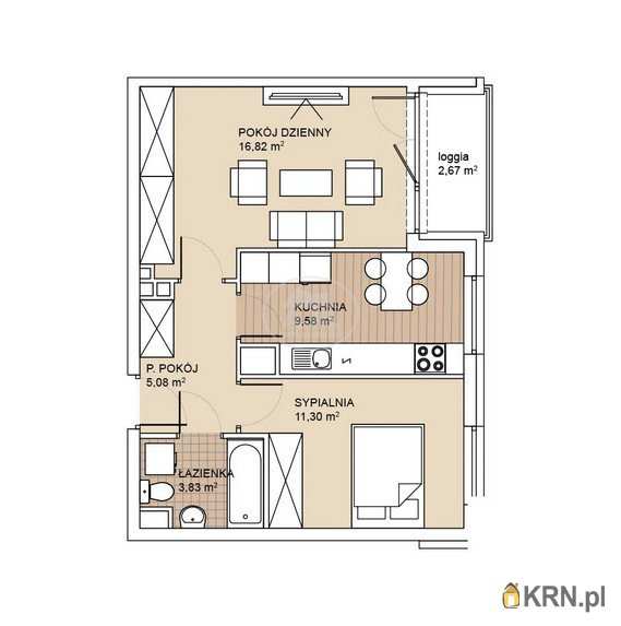 Mieszkanie  na sprzedaż, 2 pokojowe, Wrocław, Psie Pole/Sołtysowice, ul. 