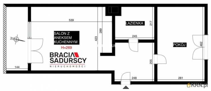 Kraków, Podgórze Duchackie/Wola Duchacka, ul. W. Sławka, Mieszkanie  do wynajęcia, 2 pokojowe