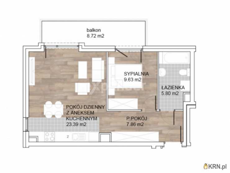 2 pokojowe, Mieszkanie  na sprzedaż, Sobótka, ul. Armii Krajowej