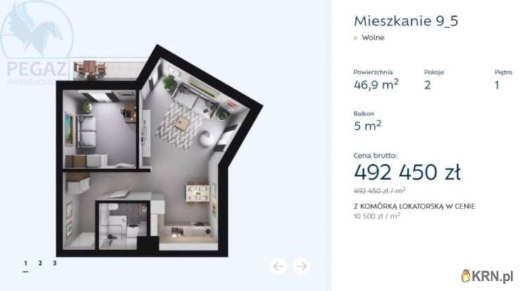 Mieszkanie  na sprzedaż, 2 pokojowe, Poznań, Nowe Miasto/Starołęka, ul. Starołęcka