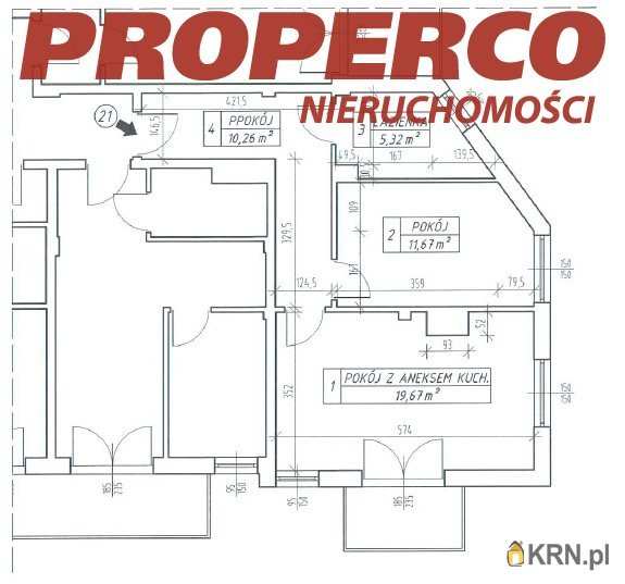 2 pokojowe, Mieszkanie  na sprzedaż, Kielce, Na Stoku, ul. 