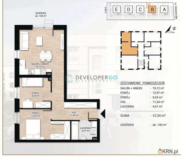 2 pokojowe, Mieszkanie  na sprzedaż, Białystok, ul. 