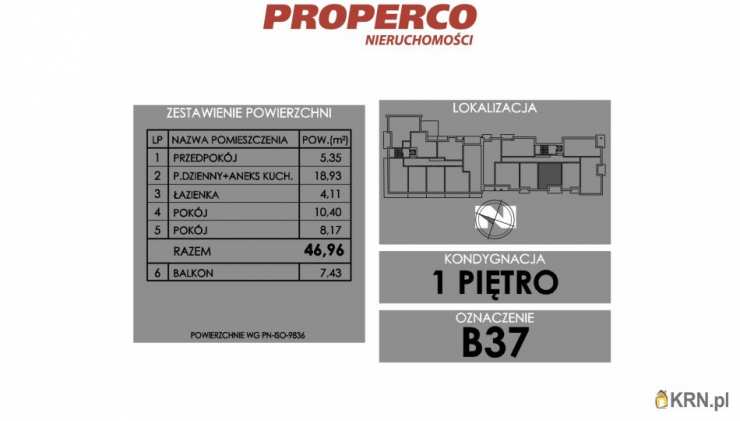 PROPERCO Sp. z o.o. Sp. k. , Mieszkanie  na sprzedaż, Skarżysko-Kamienna, ul. Żeromskiego