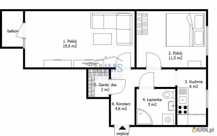 Gdynia, Leszczynki, ul. Morska, Mieszkanie  do wynajęcia, 2 pokojowe