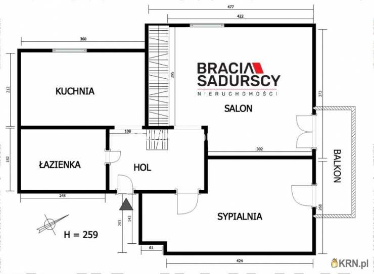 Kraków, Łagiewniki/Borek Fałęcki, ul. A. Fredry, Mieszkanie  do wynajęcia, 2 pokojowe